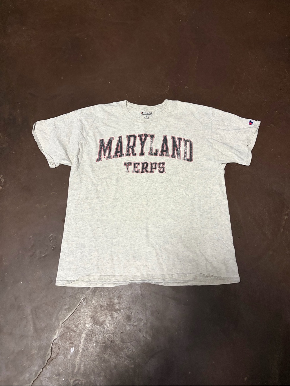 Champion Gray Maryland Terps Short Sleeve Tee